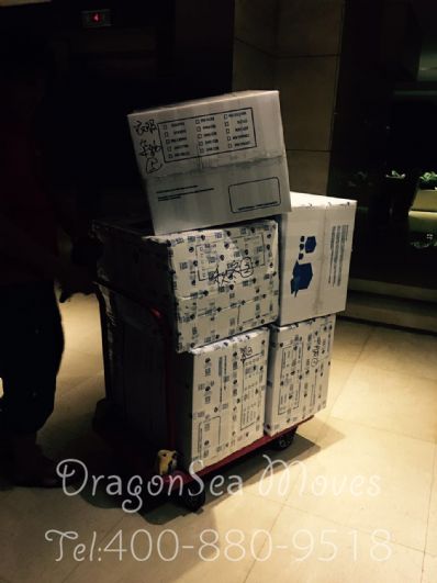 从上海市空运到美国