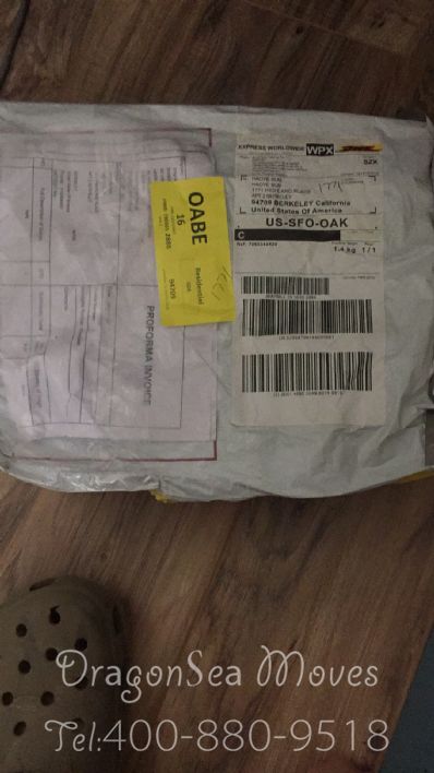 从沈阳市空运到美国